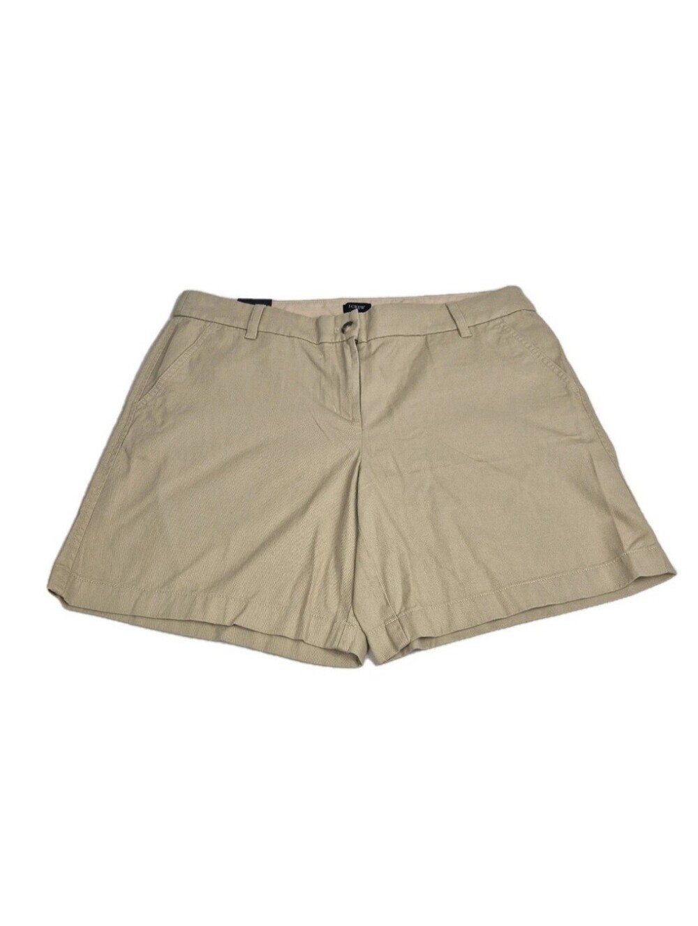 J.Crew Women's Shorts Size 12 7 Inches Inseam Light Khaki Chino Classic NWT 36